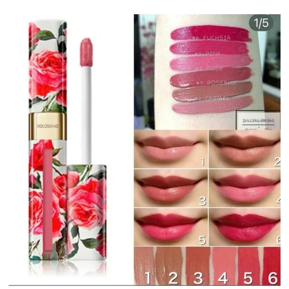 D & G Dolce and Gabbana Matte Liquid Lipstick Caramel